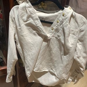 Beautiful blouse by Madewell.